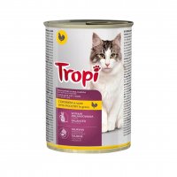 Karma dla kota Tropi z drobiem 415 g