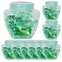 Odświeżające kuleczki żelowe Magic Cristal Pearls Zielona Herbata 250 g x 9 sztuk